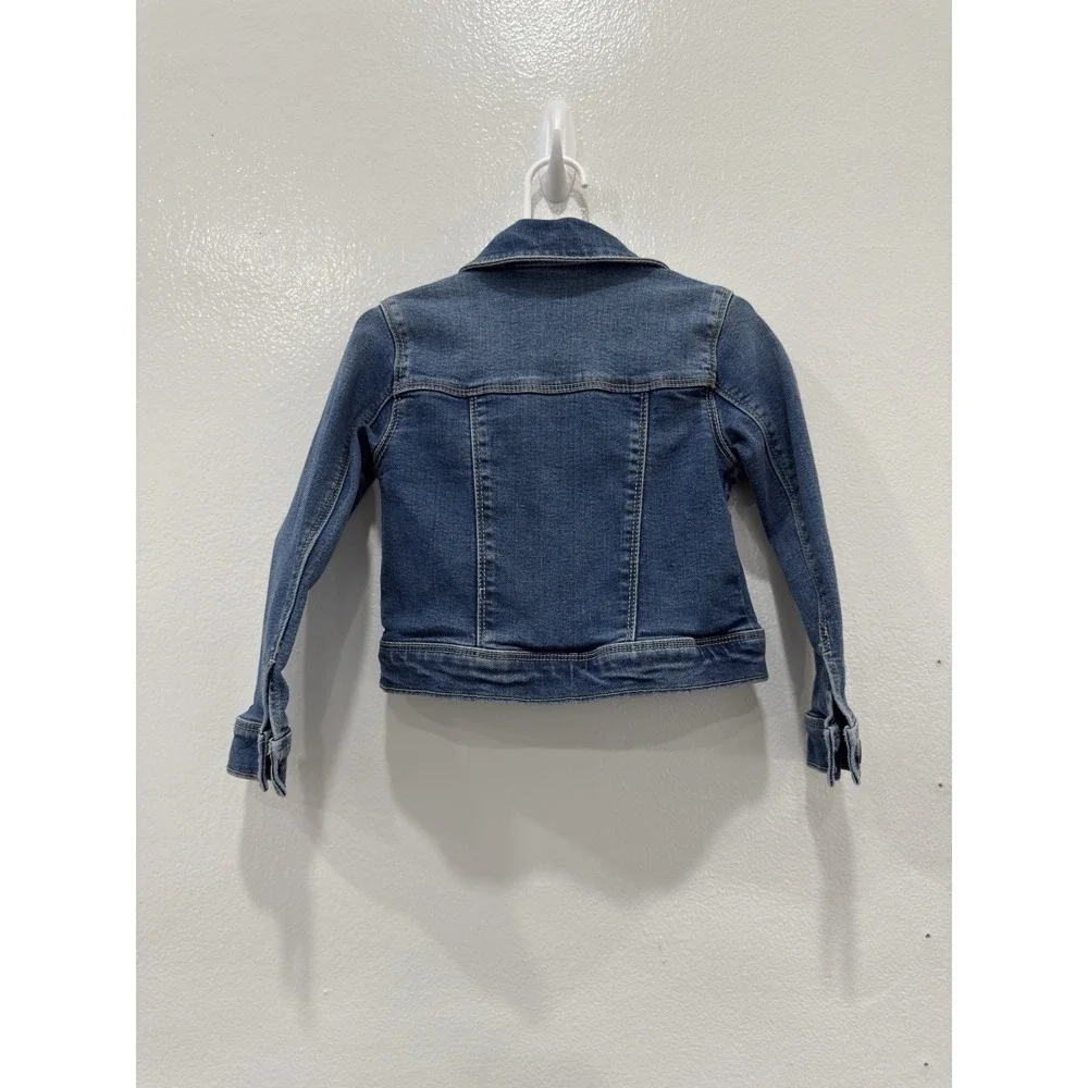 Jumping Beans Toddler Girls Denim Jean‎ Jacket Size 3T Blue Button Front